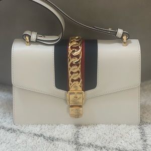 Gucci Small Sylvie Shoulder Bag (includes ribbon strap and dust bag)